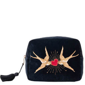 Elizabeth Scarlett Sacred Swallows Wash Bag